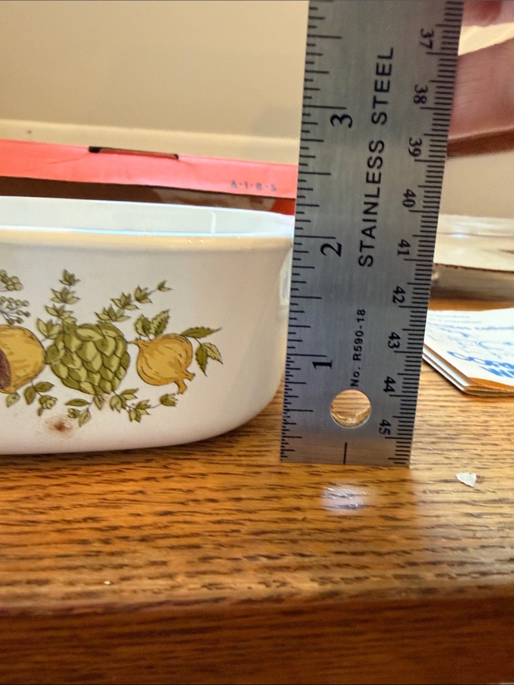 Corningware Orange Spice O'Life Storage Box, In Box Never Used - Picture 11 of 11